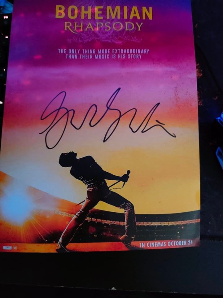 Gwilym Lee signed A4