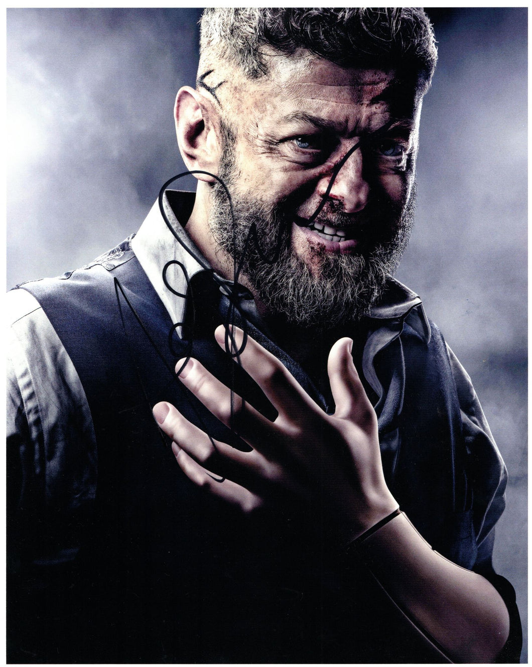 Andy Serkis signed 8x10
