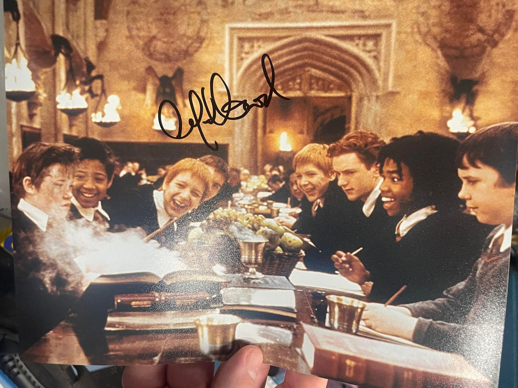 Alfred Enoch signed 8x10