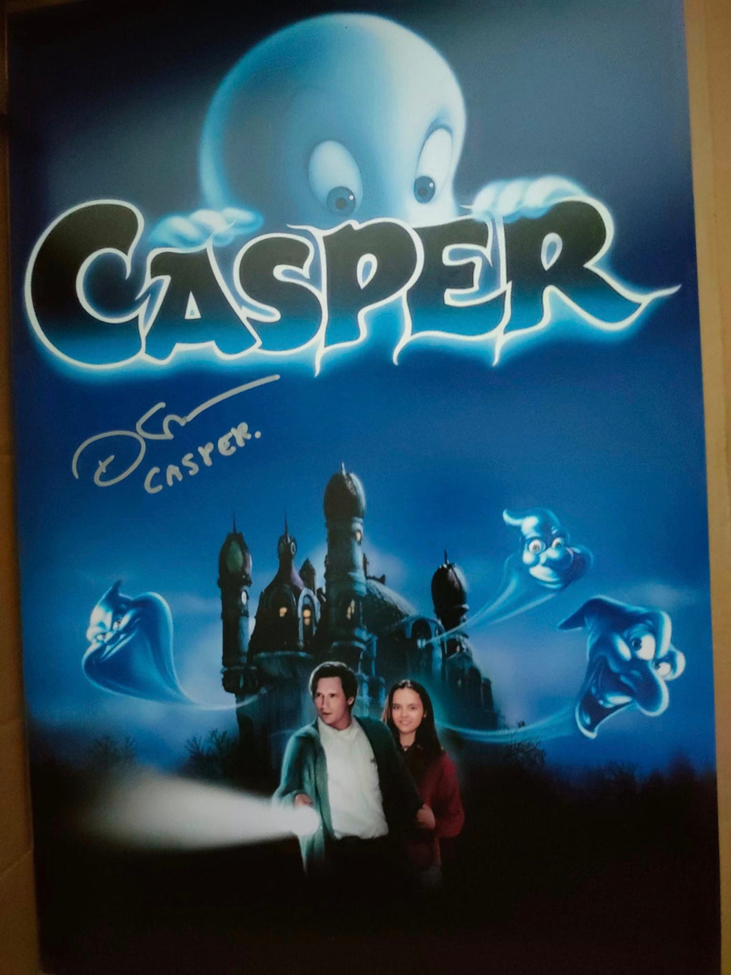 Devon Sawa signed 18x12 Casper Poster