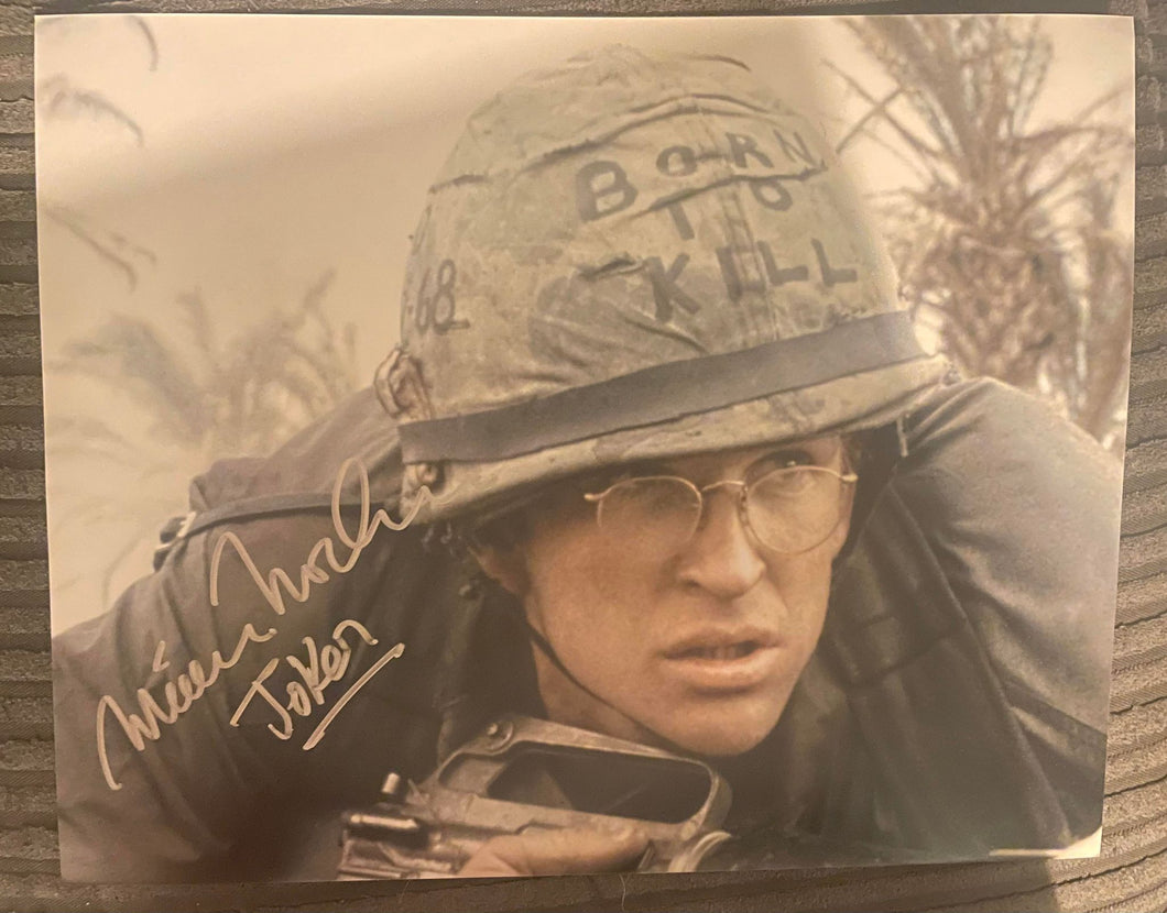 Matthew Modine signed 8x10 w Character Name