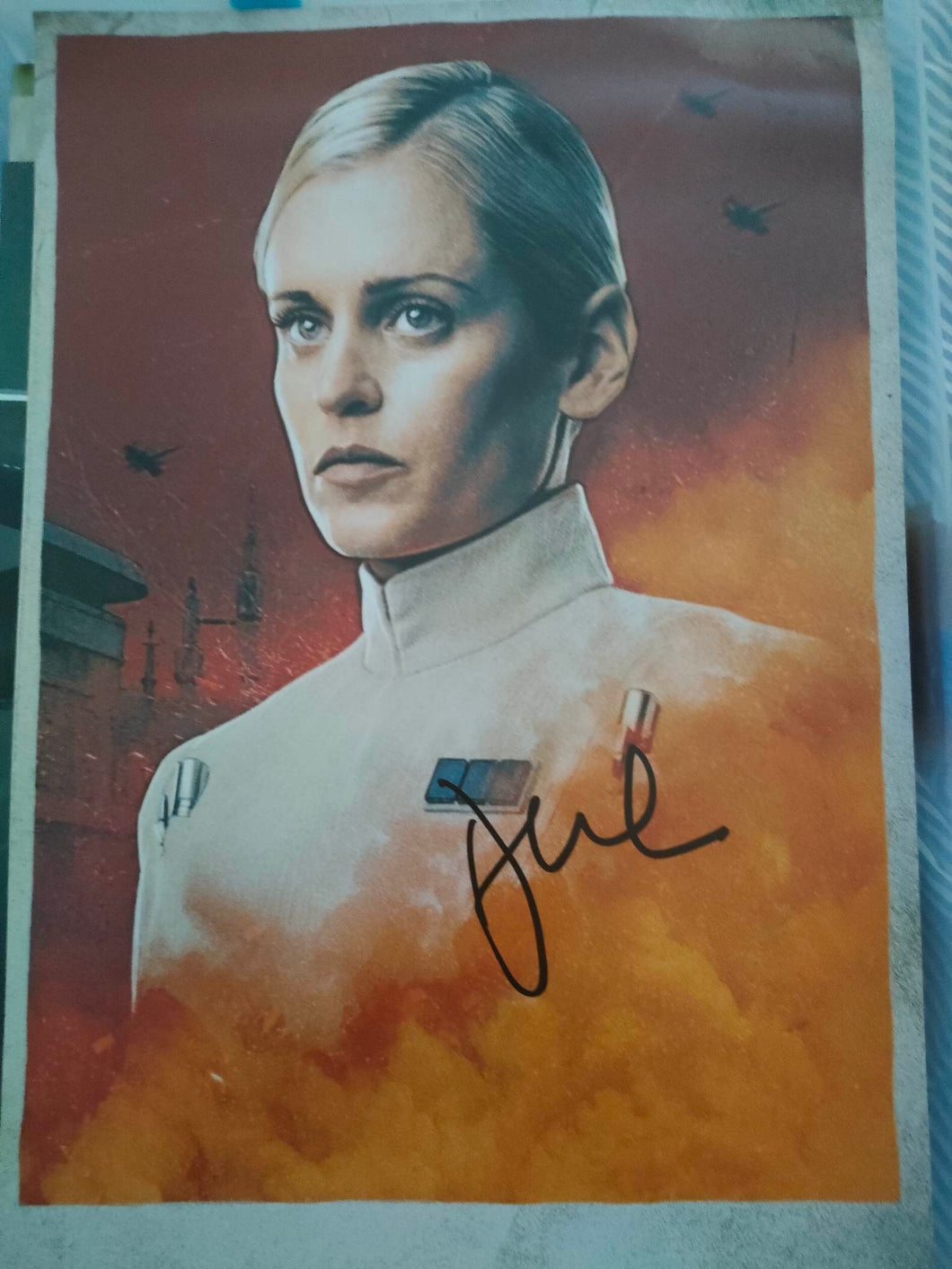 Denise Gough signed 8x12