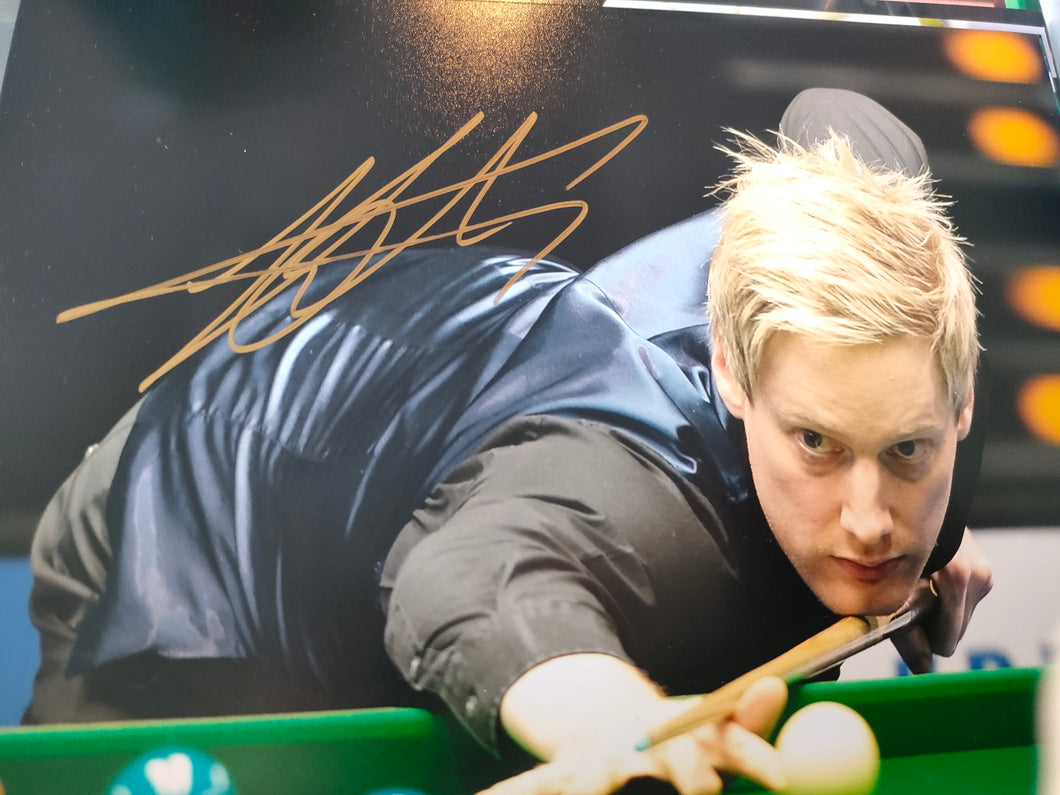 Neil Robertson signed 8x10